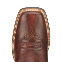 Ariat Round Up Wide Square Toe Western Boot -Best Equestrian Store 10016317 toe 95013 90440.1663186574