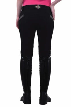 Equine Couture Sarah Knee Patch Breeches -Best Equestrian Store 110719 black back 1 51387 15228.1527301942
