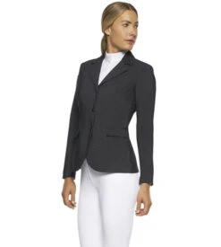 Cavalleria Toscana Zip Riding Jacket In Dark Grey -Best Equestrian Store GP zip riding jacket dark grey side GGD035 JE133 F898 CT 16306.1660057840