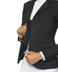 Cavalleria Toscana Zip Riding Jacket In Dark Grey -Best Equestrian Store GP zip riding jacket dark grey zipper GGD035 JE133 F898 CT 99925.1660057860