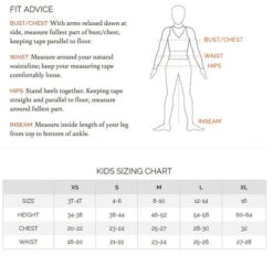 Kerrits Kids Crossover II Breeches Knee Patch -Best Equestrian Store Kids size chart 00591.1664578229