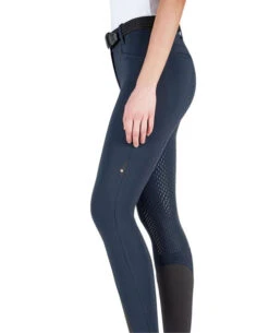 Equiline Adellek Breeches Full Grip -Best Equestrian Store adellek breech full grip navy side N08886 equiline 35777.1668704125