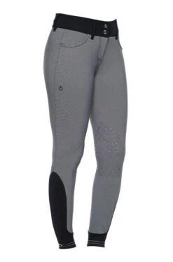 Cavalleria Toscana American Breeches Grey Fantasy -Best Equestrian Store american breeches kp gyfantasy side PAD090 JE010 F800 cavalleria toscana 25961.1656798301