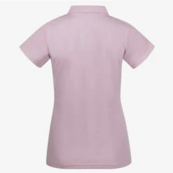 Horze Amy Polo Short Sleeve -Best Equestrian Store amy polo ss purple back 33536 EWH horze 20240.1619987047