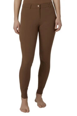 Horze Anna Full Seat Summer Breeches -Best Equestrian Store anna fs summer breech bison front 36682 BDBR horze 03741.1652822912