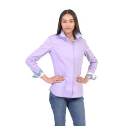 Chestnut Bay Annie-O Western Show Shirt 10 Chestnut Bay Annie-O Western Show Shirt -Best Equestrian Store annie o western show lavender front CB1000 642 chestnut bay 45345.1652469559