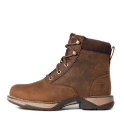 Ariat Anthem Lacer Waterproof Boot -Best Equestrian Store anthem lacer h20 distbrown instep 10034143 ariat 02117.1635966448