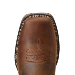 Ariat Anthem Patriot Waterproof Western Boot -Best Equestrian Store anthem patriot h20 distressed brown toe 10040369 ariat 75843.1663183541