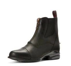 Ariat Devon Nitro Paddock Boots -Best Equestrian Store ariat devon nitro black angle 67803.1550093919