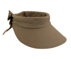 Scala Arosa Deluxe Visor With Bow -Best Equestrian Store arosa deluxe cotton visor bow olive brim V25 OLIVE scala 02580.1691250636