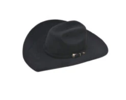 Atwood Felt Cowboy Hat - 7X Black