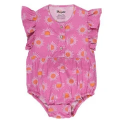 Baby Wrangler Ruffle Sleeve Onesie
