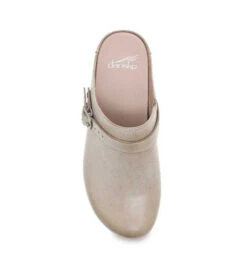 Dansko Berry Mule With Strap Oyster Milled Leather -Best Equestrian Store berry mule strap oyster top 9421611600 dansko 54724.1676048542