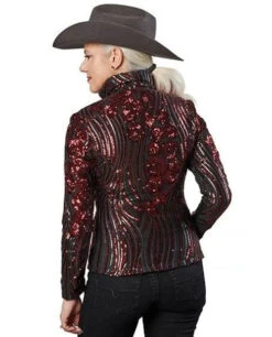 Hobby Horse Bloom Show Jacket -Best Equestrian Store bloom jacket bordeaux back 1924 hobby horse 17863.1584046200