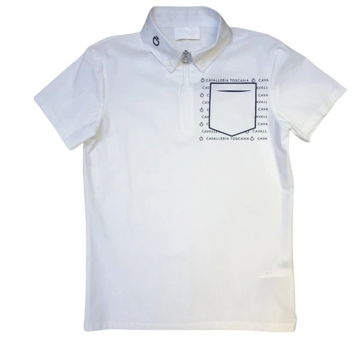 Boys Cavalleria Toscana CT Pocket Competition Polo 1 Boys Cavalleria Toscana CT Pocket Competition Polo