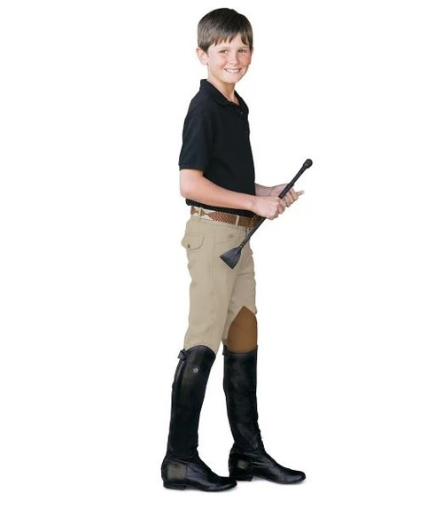 Boys Ovation Euroweave Breeches 2 Boys Ovation Euroweave Breeches - Image 2