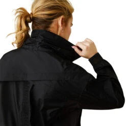 Ariat Breathe Jacket -Best Equestrian Store breathe jacket black back collar up 10043394 ariat 05283.1675198588