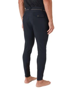 Men's B Vertigo Damien Breeches Knee Patch -Best Equestrian Store bv mens damien kp anth.gry side 36725 horze 48026.1678926370