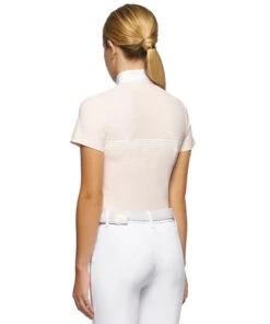 Cavalleria Toscana Girls Racing Stripe Competition Polo 7 Cavalleria Toscana Girls Racing Stripe Competition Polo -Best Equestrian Store chd racing stripe polo pink back POA067 JE022 2500 CT 32804.1639864712