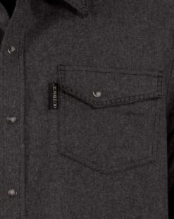 Outback Trading Men's Cooper Shirt Jacket -Best Equestrian Store cooper shirt jacket slate pocket outback 73993.1607797063