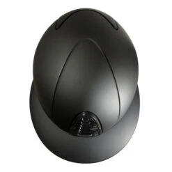 KEP Cromo 2.0 Polo Visor Matt Helmet -Best Equestrian Store cromo 2.0 polo matt black top front kep 46845.1688153611