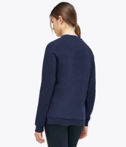 Cavalleria Toscana Orbit Logo Sweatshirt 11 Cavalleria Toscana Orbit Logo Sweatshirt -Best Equestrian Store ct orbit crew navy backFED103 CO079 CT 97639.1667273357