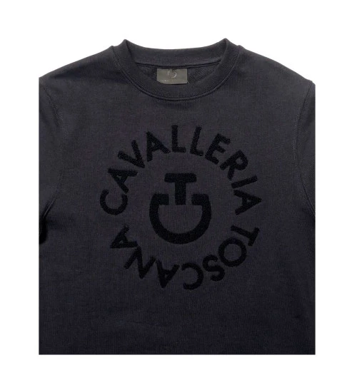 Cavalleria Toscana Orbit Logo Sweatshirt 3 Cavalleria Toscana Orbit Logo Sweatshirt - Image 3