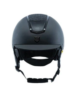 Tipperary Devon UltraMatte Helmet With MIPS -Best Equestrian Store devon helmet sparkle mips black front tipperary 63282.1632683610