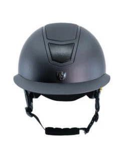 Tipperary Devon UltraMatte Helmet With MIPS -Best Equestrian Store devon helmet wide mips black front tipperary 28745.1632683612