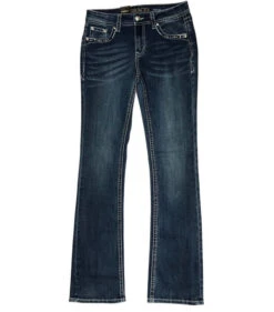 Grace In LA Easy Fit Horseshoe Pocket Jeans -Best Equestrian Store easy fit horseshoe front EB51780 grace LA 1 11125.1687305446