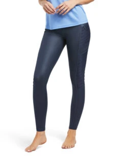 Ariat EOS Moto Tights Knee Patch -Best Equestrian Store eos moto knee grip blue nite front 10039872 ariat 65004.1651614226