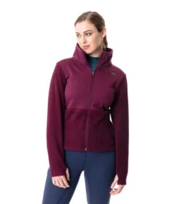Horseware Ireland Horseware Farrah Softshell Fleece -Best Equestrian Store farrah softshell fleece beetroot front CKHCLS PBE0 horseware 80507.1666462827