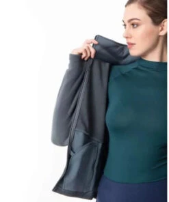 Horseware Ireland Horseware Farrah Softshell Fleece -Best Equestrian Store farrah softshell fleece pewter inside CKHCLS JPEW horseware 02533.1666463782