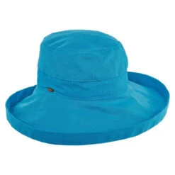 Scala Giana Cotton Big Brim Hat -Best Equestrian Store giana cotton azure LC399 AZURE scala 43167.1691249613