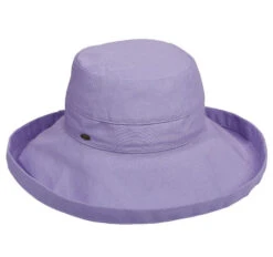 Scala Giana Cotton Big Brim Hat -Best Equestrian Store giana cotton lavender LC399 LAVENDER scala 82887.1691252272