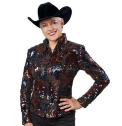 Hobby Horse Ginger Show Jacket -Best Equestrian Store ginger show tunic multi front 1988 hobby horse 85222.1584056518