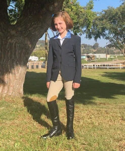 Girls Tailored Sportsman Trophy Hunter Breeches Side Zip -Best Equestrian Store girls side zip breech tan tailored sportsman 06304.1598477190