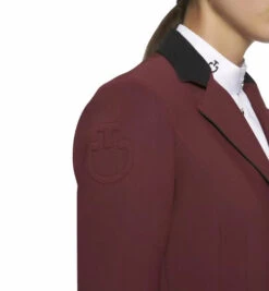 Cavalleria Toscana GP Riding Jacket -Best Equestrian Store gp riding jacket burgundy shoulder cavalleria toscana 48732.1601160522