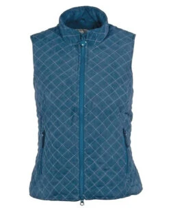 Outback Trading Grand Prix Vest -Best Equestrian Store grand prix vest steel blue front outback 09259.1607215186