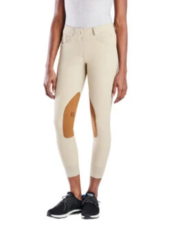 Hadley Mid Rise Breeches Knee Patch 7 Hadley Mid Rise Breeches Knee Patch -Best Equestrian Store hadley mid rise kp tan side 30517 smartpak 79956.1649373427