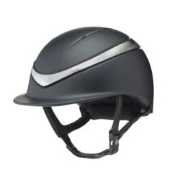 Charles Owen Halo MIPS Helmet 5 Charles Owen Halo MIPS Helmet -Best Equestrian Store halo mips matte helmet black platinum front charles owen 96622.1661298865