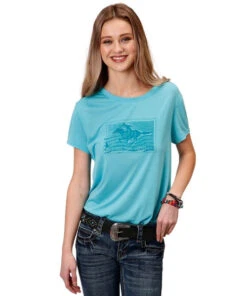 Roper Pony Express Stamp Tee