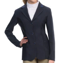 Ovation Hybrid Show Coat 6 Ovation Hybrid Show Coat -Best Equestrian Store hybrid show coat navy 471156 ovation 45876.1622761573