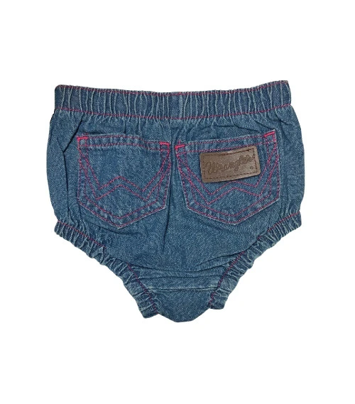 Baby Girl Wrangler Denim Diaper Cover 1 Baby Girl Wrangler Denim Diaper Cover