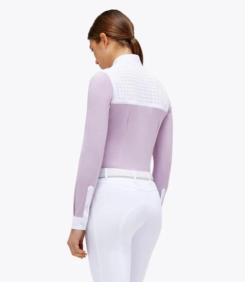 Cavalleria Toscana Jacquard Bib Show Shirt 2 Cavalleria Toscana Jacquard Bib Show Shirt - Image 2