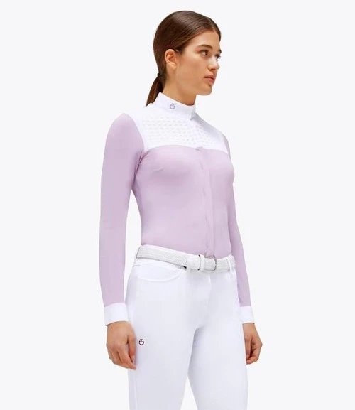 Cavalleria Toscana Jacquard Bib Show Shirt 1 Cavalleria Toscana Jacquard Bib Show Shirt