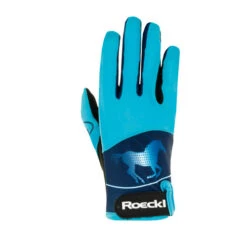 Roeckl Sports Roeckl Kansas Kids Gloves 7 Roeckl Sports Roeckl Kansas Kids Gloves -Best Equestrian Store kansas kids glove turquoise roeckl 90847.1582500306