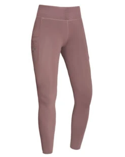 Kingsland Katinka Tights Purple Flint Full Grip -Best Equestrian Store katinka f tec2 tights fg purple front 2310246850 kingsland 13343.1676078553