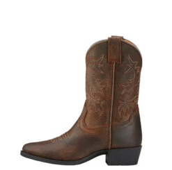 Kids Ariat Heritage Western Boot -Best Equestrian Store kid heritage western boot side 10001825 ariat 65116.1658276176