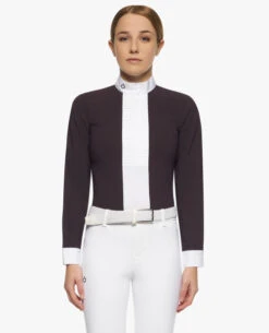 Girls Cavalleria Toscana Pleated Competition Shirt